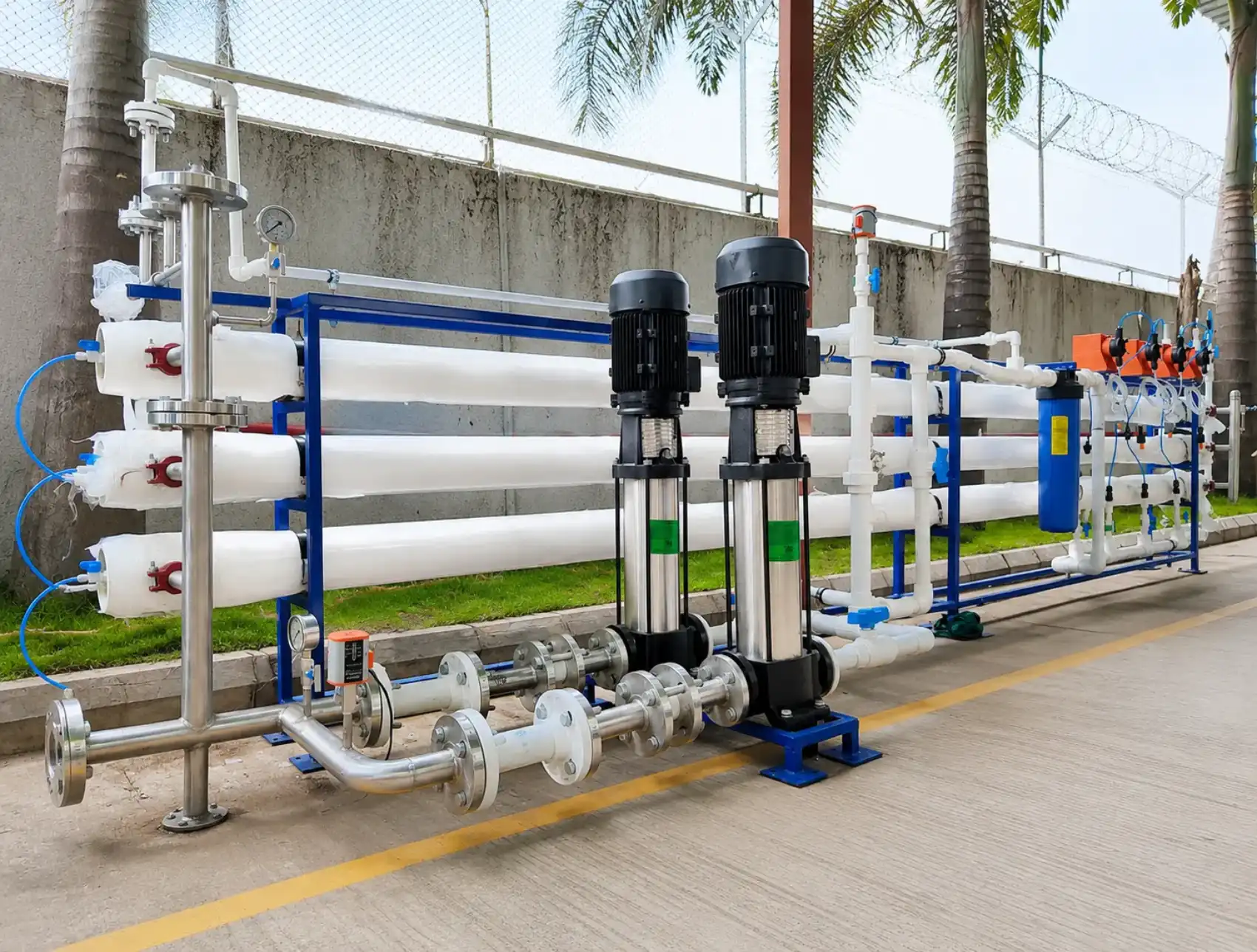 Automatic Industrial RO Skid