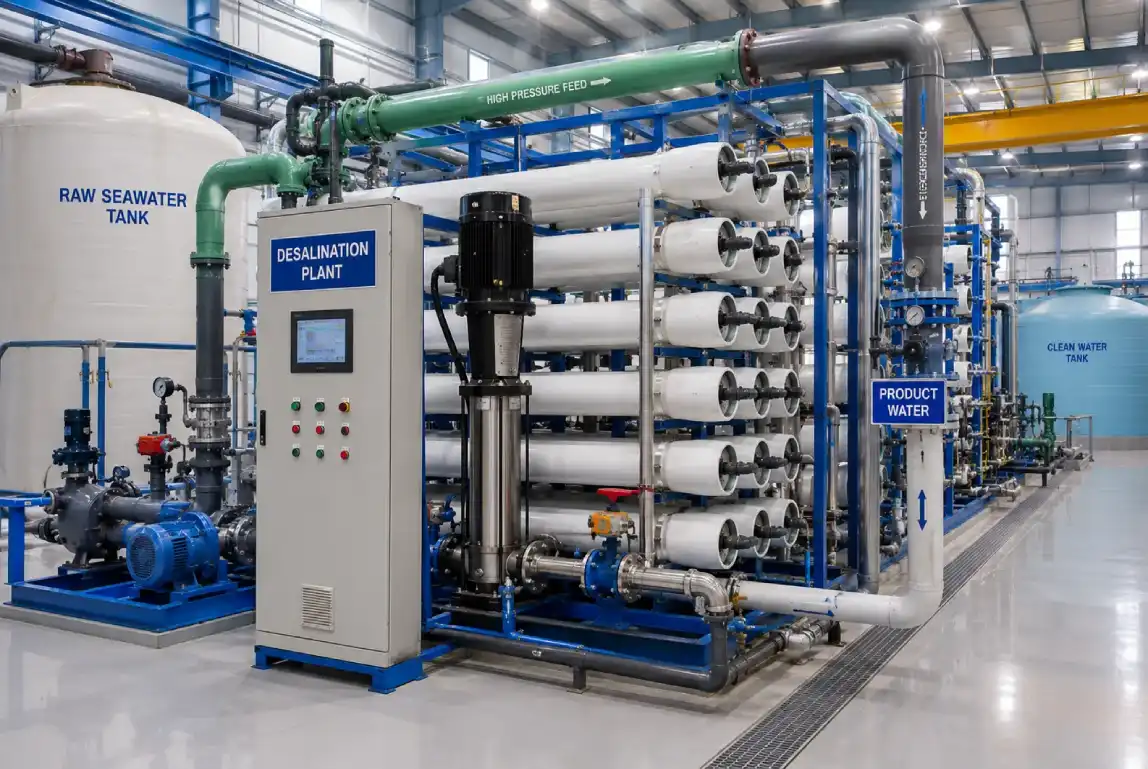Commissioned freshwater production system