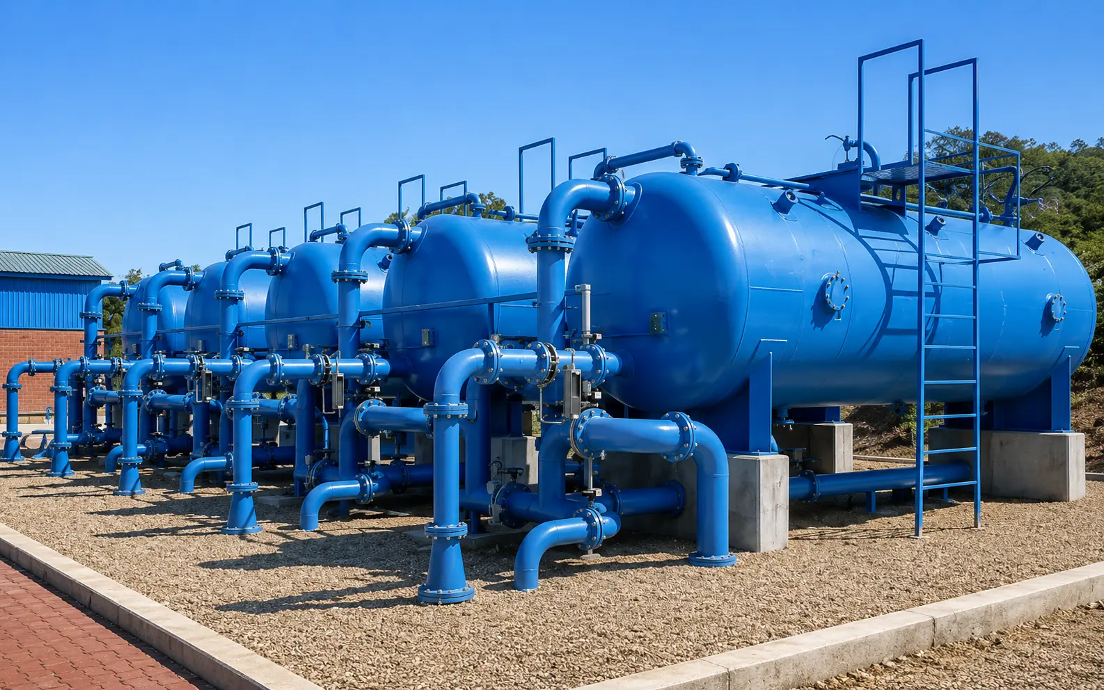 Horizontal Filtration Plant