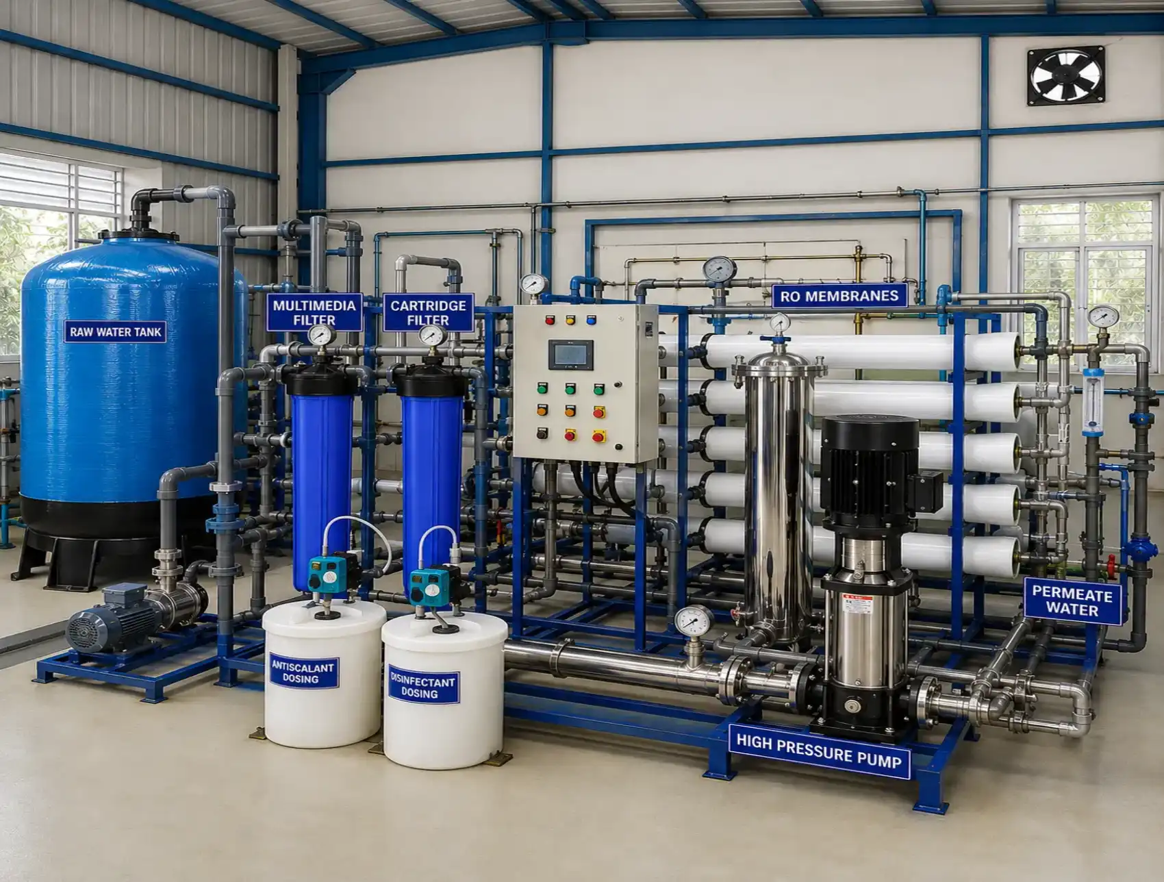 Brackish Water RO Plant